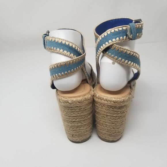 COCONUTS BY MATISSE, FRENCHIE ESPADRILLE WEDGES. SIZE 6.5 M. - Picture 11 of 15